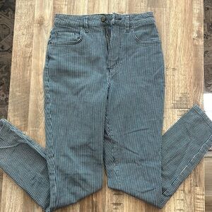 Women’s Lee striped skinny jeans